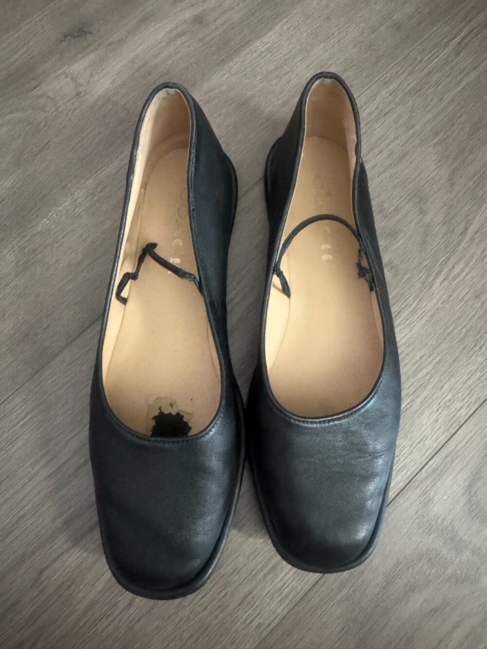 Coach Black Leather Flats | Size 7B | Store Try-On Pair | Read Description - Picture 6 of 16